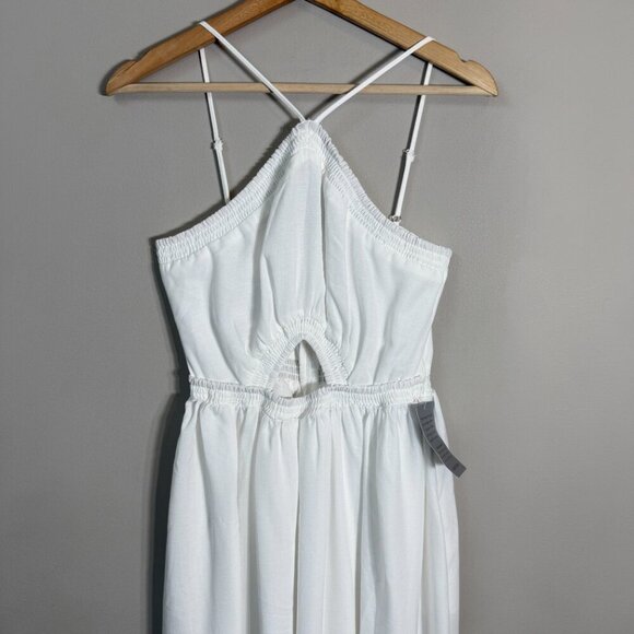 Petal + Pup Madi Maxi Dress Womens Small White Sleeveless Cut Out Flowy Boho NWT - Picture 7 of 15